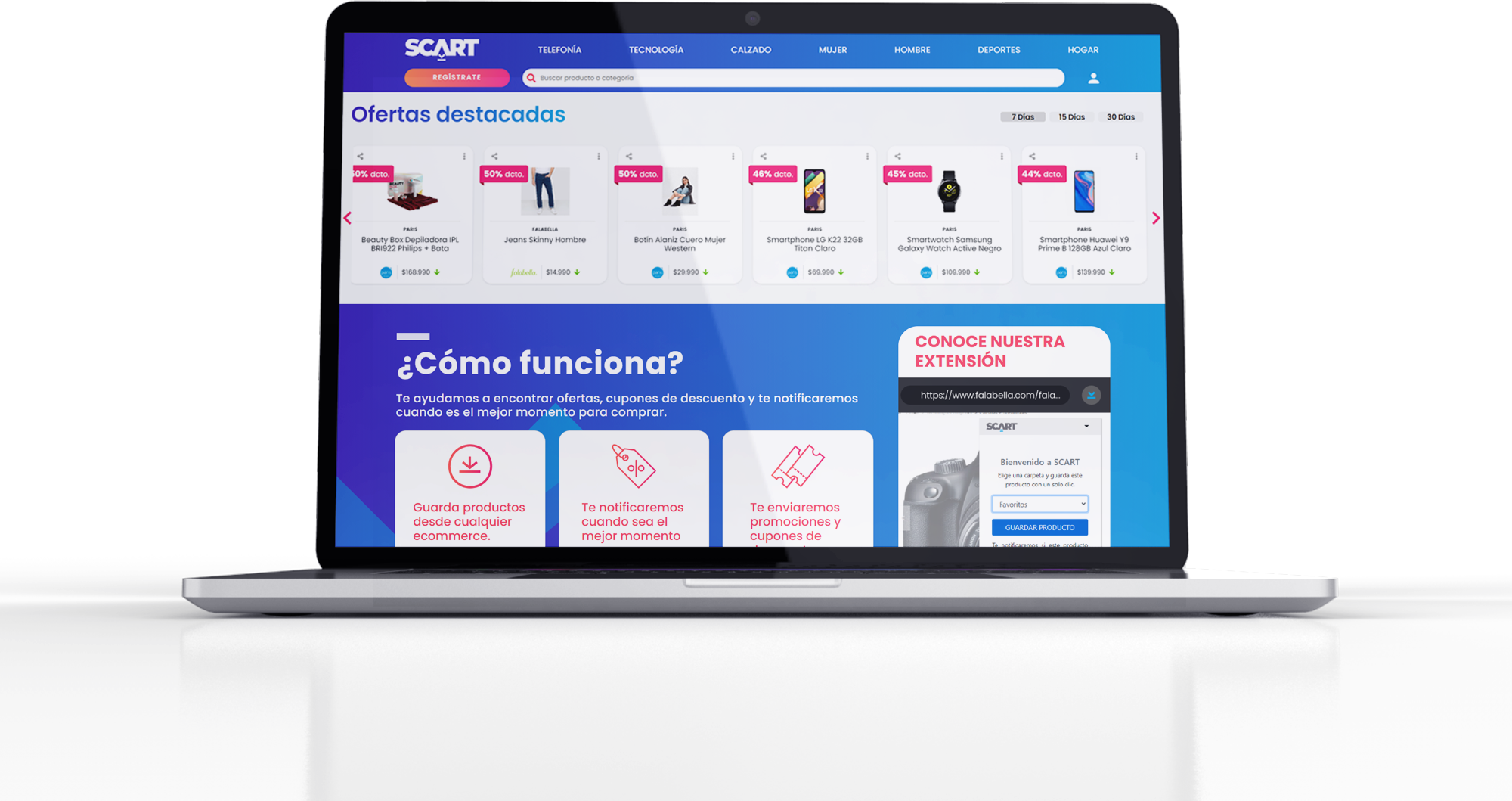 Laptop con captura de SCART